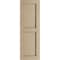 Ekena Millwork Rustic Two Equal Panel Flat Panel Knotty Pine Faux Wood Shutters (Per Pair), Primed Tan, 18"W x 76"H SHUFP18X76KPPR - alternate 15